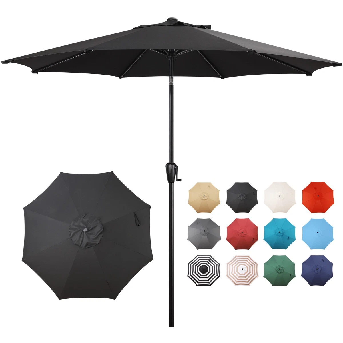 11 foot patio umbrella base Garden Winds Replacement Canopy Top Cover for Single Tier ft Round Solar Off-Road Helmet Airoh AVIATOR Taille:MP24 / 37.5 upright reliable support
