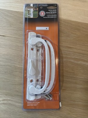 PRIME-LINE C 1280 DIECAST, WHITE, PATIO DOOR HANDLE, 1-5/8'' - 1-7/8'' THICK DOORS