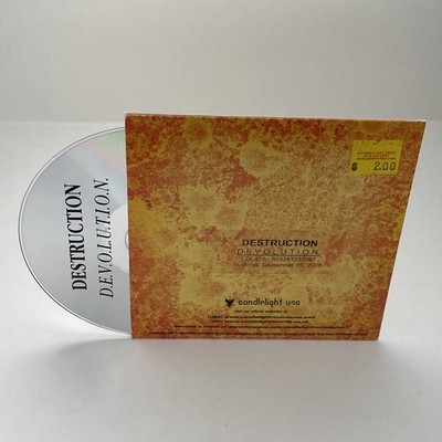 DESTRUCTION - Devolution [D.E.V.O.L.U.T.I.O.N.] Advance Promo CD Candlelight