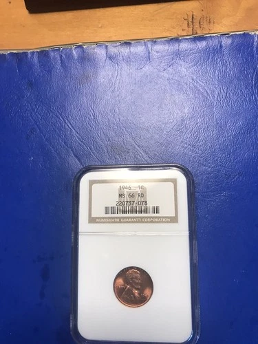 NGC 1946 LINCOLN CENT MS 66 RED