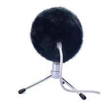 High Quality Professional Microphone Furry Windscreen for Blue Snowball Black G