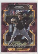 2022 Panini Prizm Burgundy Cracked Ice Prizm 24/25 Hoy Park Hoy Jun Park #3 04cw