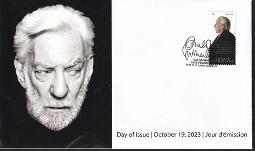 Canada 2023 limited edition private FDC - Actor Donald Sutherland - sc#3401