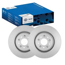 2x HELLA Pagid Disques de Frein Ø355mm Avant Convient pour Daimler Jaguar Xk