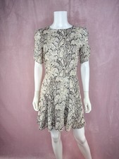 Reformation Womens Snake Print Mini Dress Size 8 A-Line