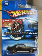Hot Wheels 1969 Pontiac Gto 018 Black