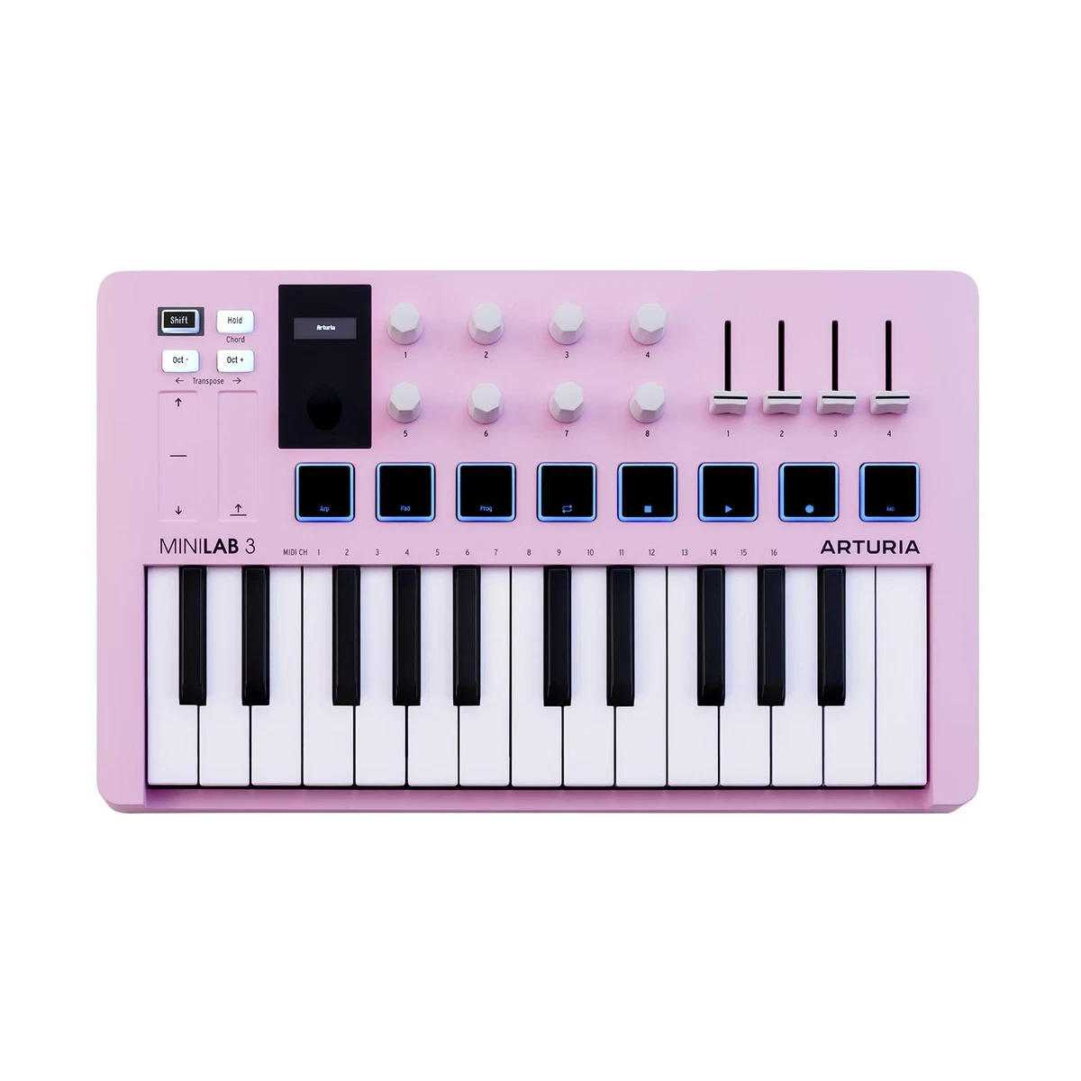 Mini Lab 3 Arturia MIDIキーボード Arturia MiniLab 3 MIDI Hybrid Keyboard Controller - Rose Quartz | eBay