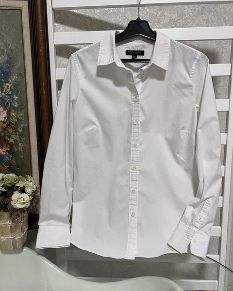 Women Banana Republic Shirt White 36 / S / 44 #5OHI