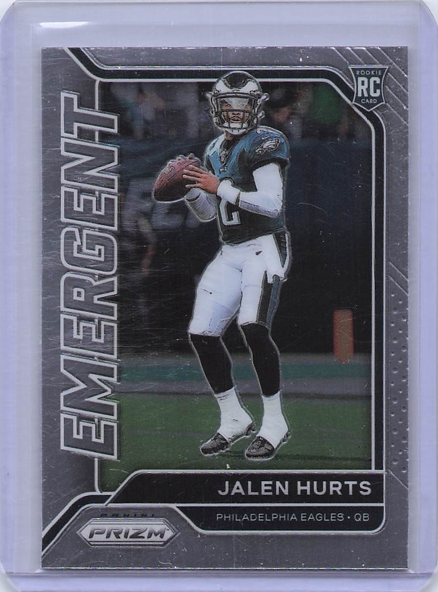 2020 Panini Prizm - Emergent Jalen Hurts #12 (RC)