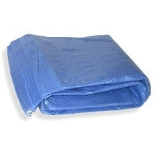 MBS 5' x 7' Lightweight Woven Polyethylene Tarp with Aluminum Grommets