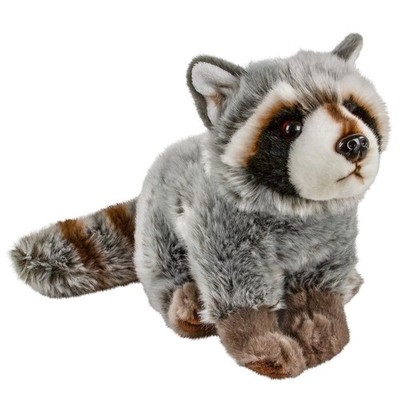 Waschbär Kuscheltier 40 cm Plüschwaschbär Stofftier Plüschtier