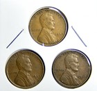 1937-P 1937-D 1937-S   Lincoln Wheat Copper Penny Cent - 3 Coin Set [USP-212] — photo 1