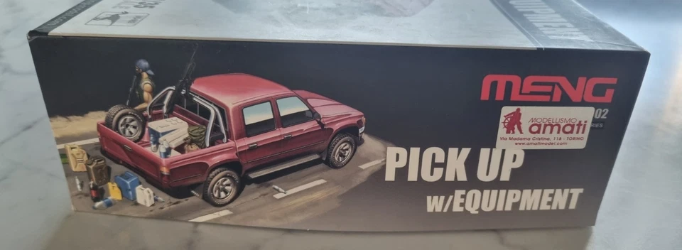 Meng-Model Pick Up W/Equipment Toyota Hilux,VS-002 - 1/35 - Immagine 4 di 4