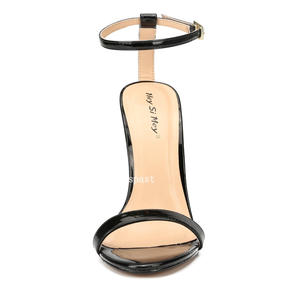 Women Mens Ultra High Pumps Ankle Strap Stiletto Shoes Sandals Pump 37-48 image 4