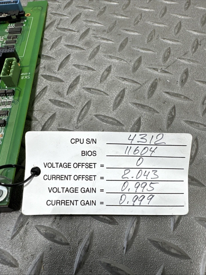 Placa Fmc Corporation 3160-101-A Rev C Ser 4312. T-1 Foto 4 de 4