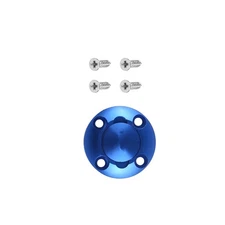 Blue Alloy Round Fuel Dot Cap Oil Tank Plug For RC Airplane Aircraft Model