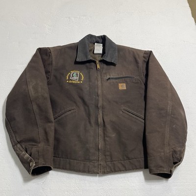 Carhartt Detroit Jacket Size MEDIUM  J97 DKB Dark Brown
