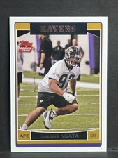 2006 Topps #312 Haloti Ngata Rookie Card