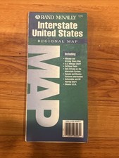 Vintage Rand McNally United States Pocket Road Map Interstate Highway Guide 1993