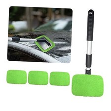 Car Windshield Cleaner, Microfiber Auto Cleaning Wiper with Green-Rectangle
