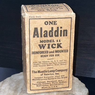 #ad #ad NIB Vintage Aladdin Oil Lamp Model 11 Wick in Original Box Also Fits 10 9 8 7 $20.00
