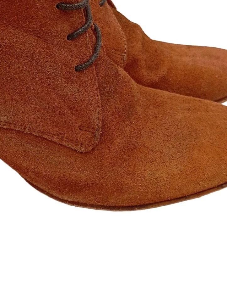 H BY HUDSON Patucos con cordones Mujeres Botines Talla EU 37 marrón look casual - Imagen 3 de 4