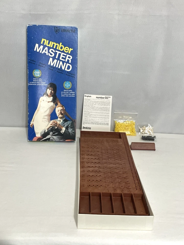 -Vintage Master Mind Numbers Game by Invicta 1976 Complete - Image 3 of 4