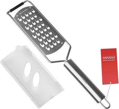 Professional Zester Grater Extra Coarse for Potato, Zucchini, Carrot, Apple, Cab