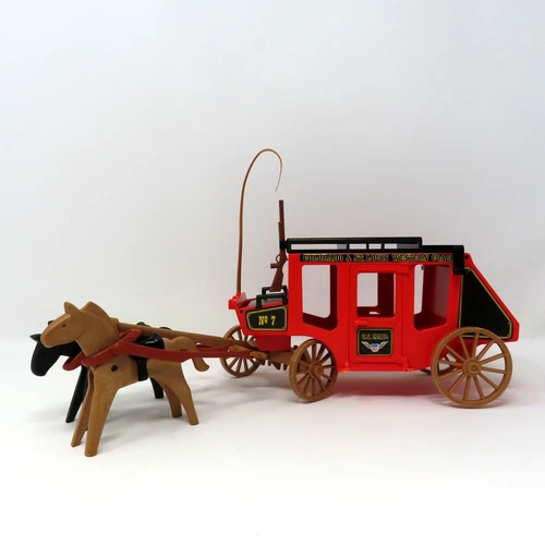 Playmobil 3245 Western Stagecoach Carriage Colorado & St. Louis #7 Vintage
