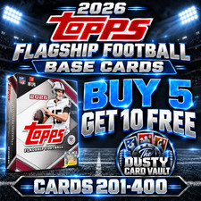 2026 Topps Flagship Football Base Cards 201-400 - PICK YOUR CARD