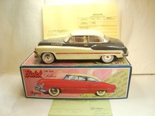 1950's Japan tin friction Buick custom painted 2 tone car with box and paperwork