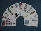 Netherlands-12 First Day Covers/FDC Mi-No.1398-Bl35 JG 1991 almost complete M € 39.40