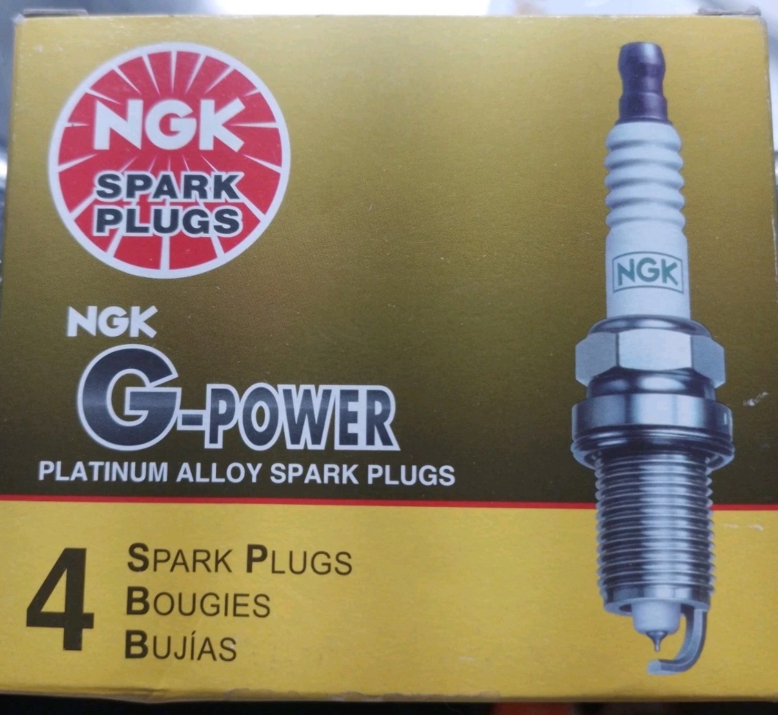 NGK 7090 BKR5EGP G-Power Platinum Spark Plugs Set Of 4 Pcs