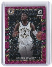 Darren Collison #/79 2017-18 Donruss Optic Pink Velocity