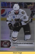 2017-18 Upper Deck AHL SPs Rainbow Foil Chandler Stephenson #111 READ 7l6