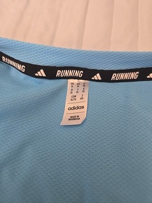Adidas Performance AEROREADY Running Tee Light Blue XL Stretch Poly Spandex