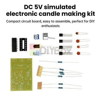 Analog Electronic Candle Kits Simulated Candle Ignition&Blowing Electronic DIY