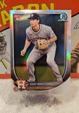 2025 Bowman Shay Whitcomb RC Chrome Red Rookie Redemption #47 Astros