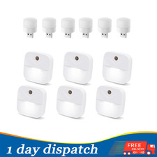 USB Portable LED Mini Nights / Plug-in LED Night Lights Lamp Dusk to Dawn Sensor