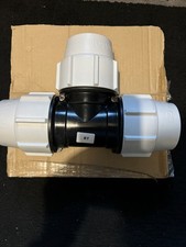 Plasson 63mm Tee Coupling MDPE Water Pipe Connector