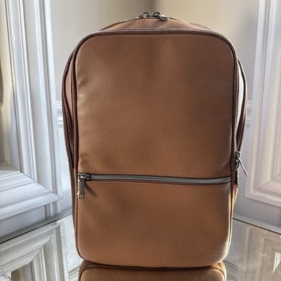 Samsonite Classic Leather Slim Backpack for 14.1'' Laptop   Cognac (126036-1221)