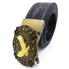 Western Belt Handmade Strap Men's Full Grain Leather Cowboy Rodeo Belt