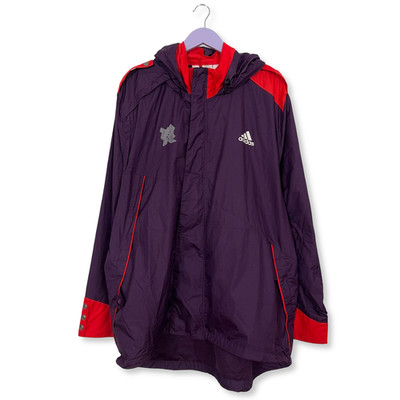 Adidas London 2012 Windjacke lila mit Reißverschluss - Größe XXL Herren