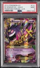 2014 POKEMON XY PHANTOM FORCES ULTRA RARE #121 M GENGAR EX PSA 9