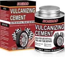 Chemical Vulcanizing Cement 250ML/8.8 FL.Oz, Fast Dry Rubber Cement, All... 