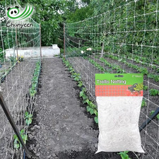 Image of Garden Trellis Netting Heavy Duty Plant Support Net for Climbing Veg Flower