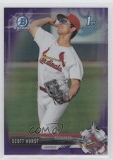2017 Bowman Draft Chrome Purple Refractor 166/250 Scott Hurst #BDC-126 19yv