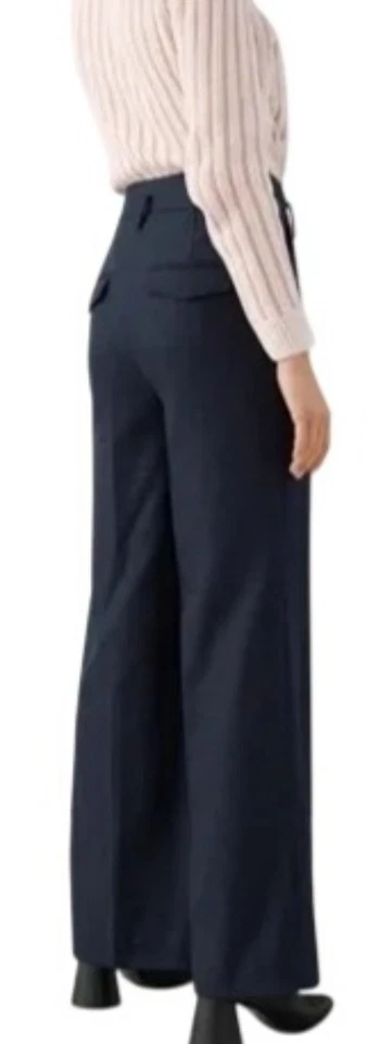 & Other Stories Pantalón Pata de Gallo Paris Atelier US 4 Azul Foto 2 de 4