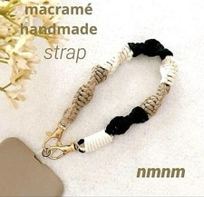 Handmade Cotton Macrame Key strap Smart Phone Strap, MultiUse, 31cm,
