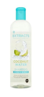 Superdrug Extracts Kokoswasser Shampoo 400ml